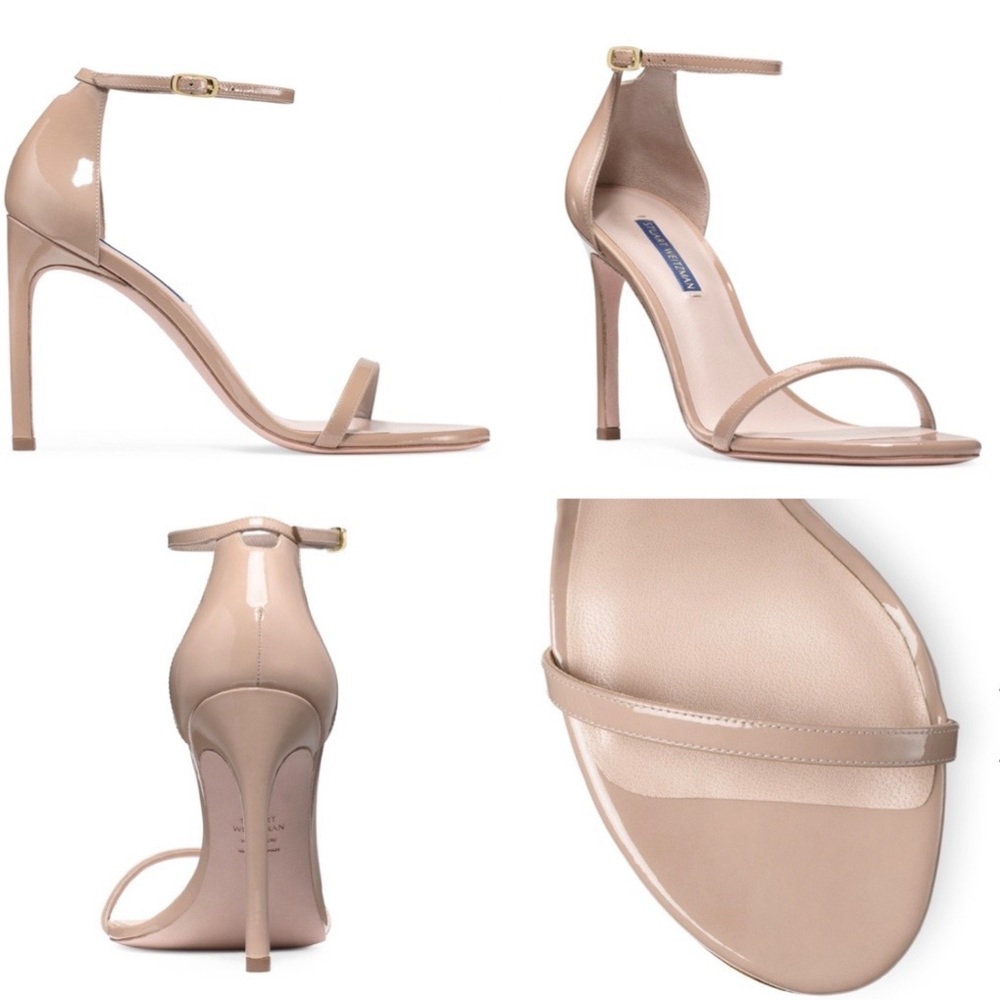 Stuart Weitzman Nudistsong Nude Patent Leather
